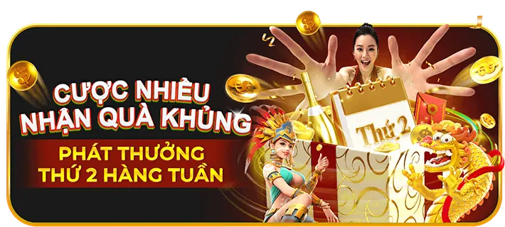 Hoàn trả tiền cược hàng tuần 3in1bet win